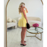 Robe bustier jaune coton  - DRESS DESIREE