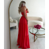Robe longue TALL  coton corail DRESS DESIREE
