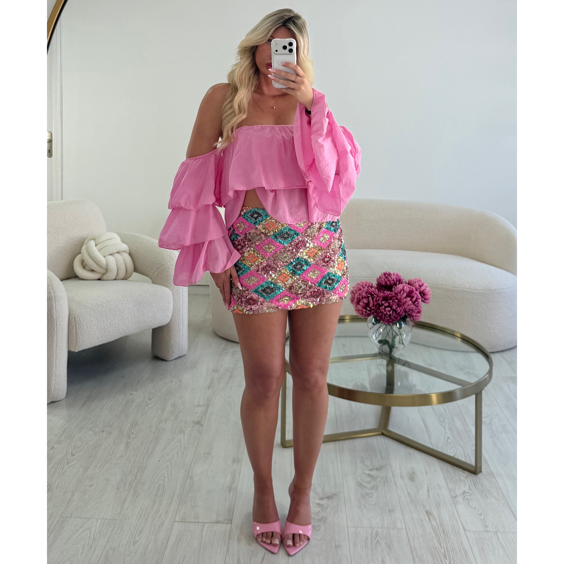 Jupe sequin coloré - DRESS DESIREE