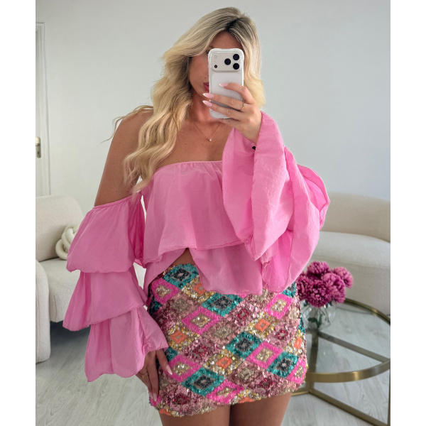 Jupe sequin coloré - DRESS DESIREE