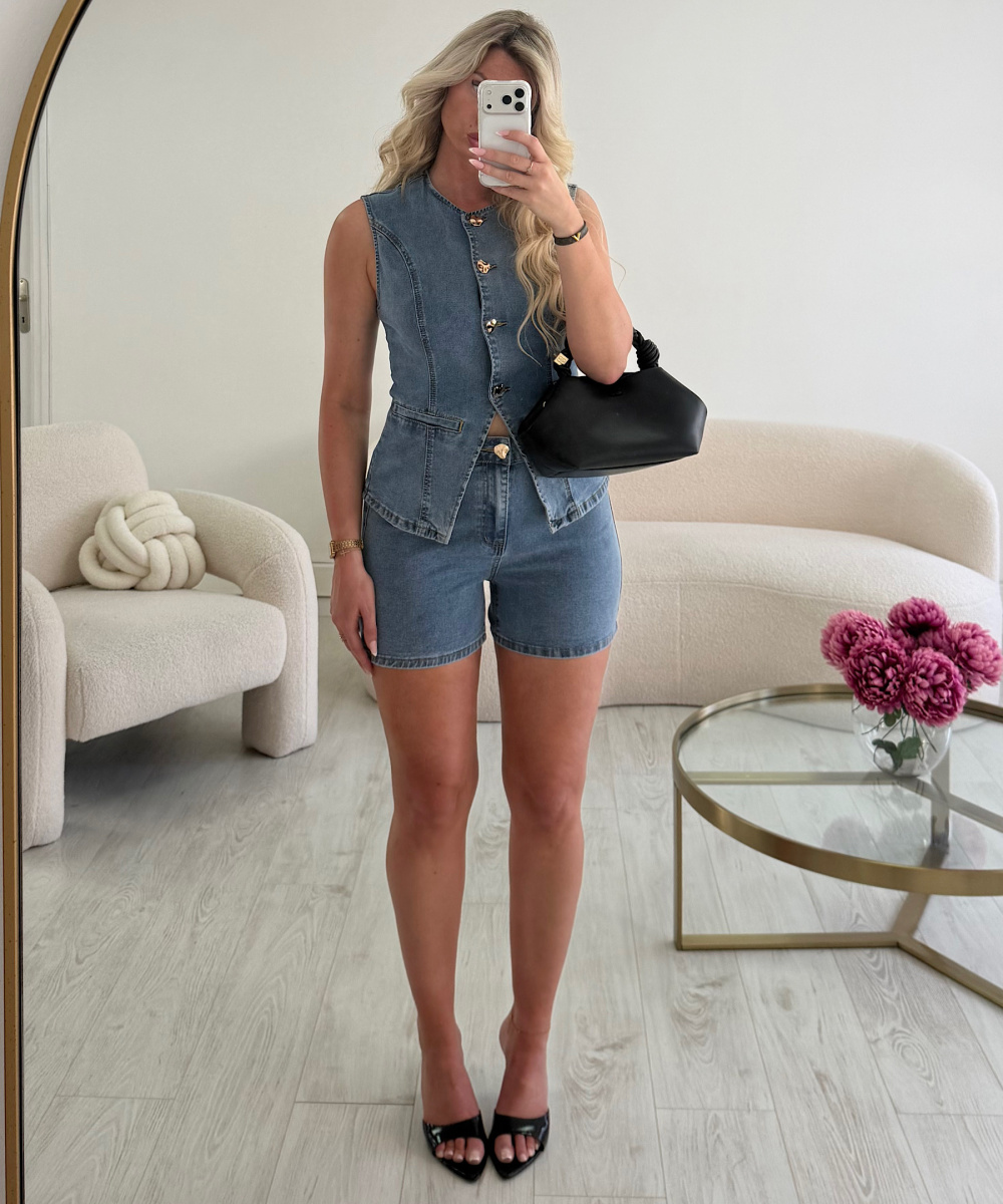 Ensemble short jeans bleu - DRESS DESIREE