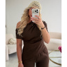 Brown linen trousers - DRESS DESIREE