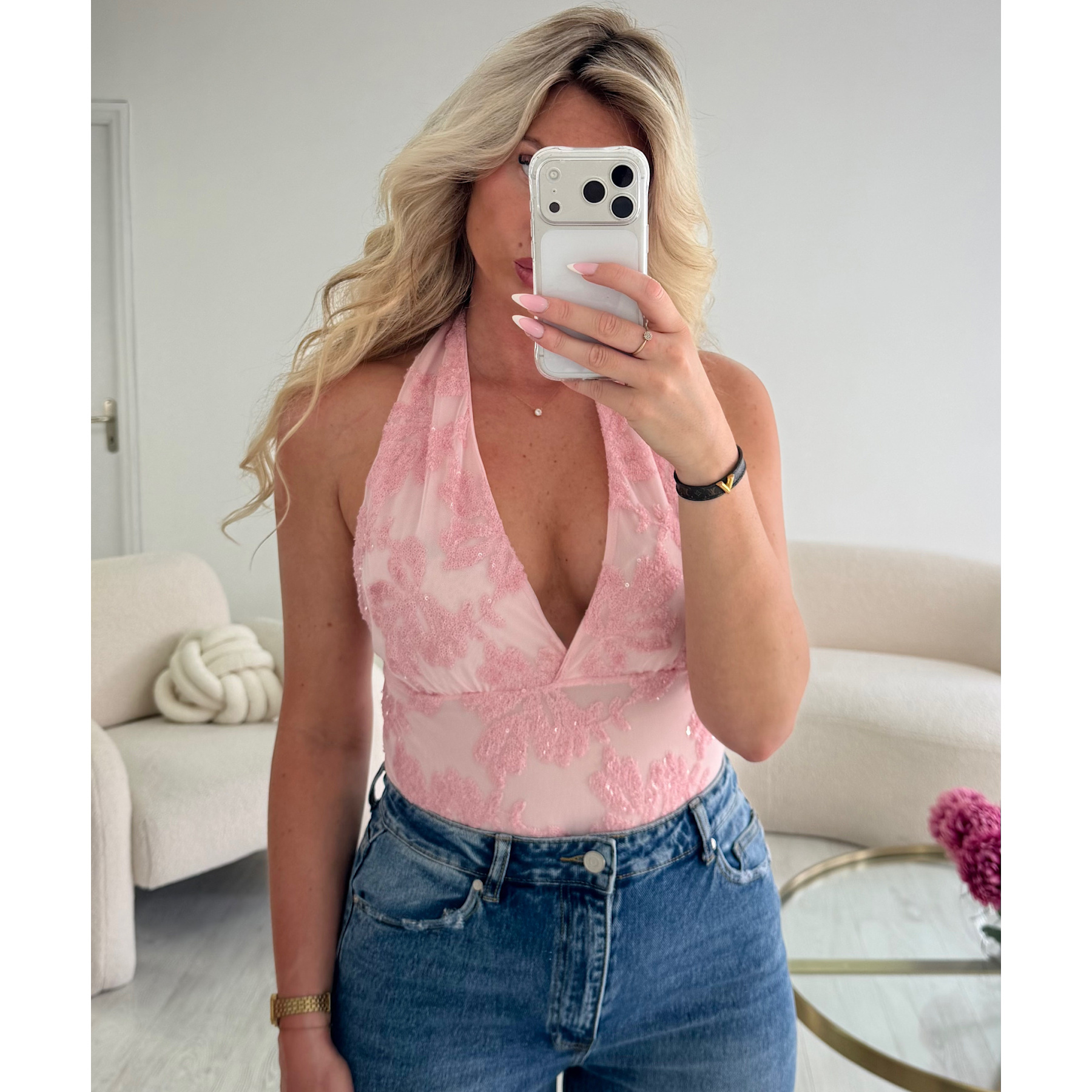Body sequins rose - DRESS DESIREE