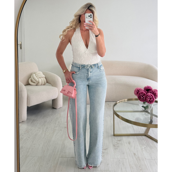 Body sequins blanc - DRESS DESIREE