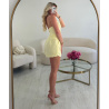 Ensemble short texturé jaune - DRESS DESIREE