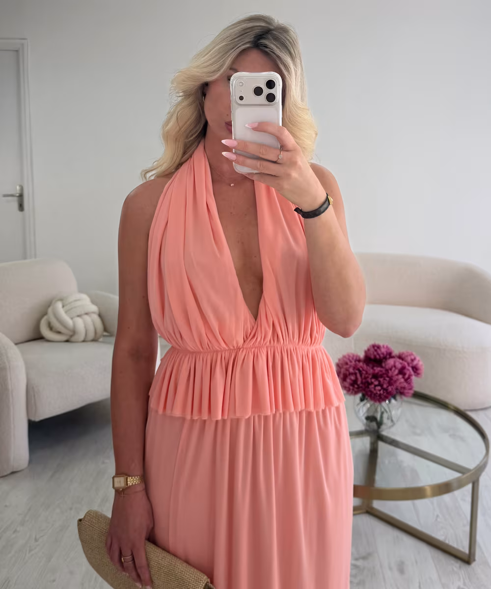 Ensemble jupe longue rose - DRESS DESIREE