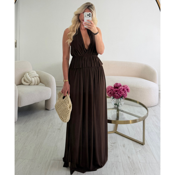Ensemble jupe longue marron - DRESS DESIREE