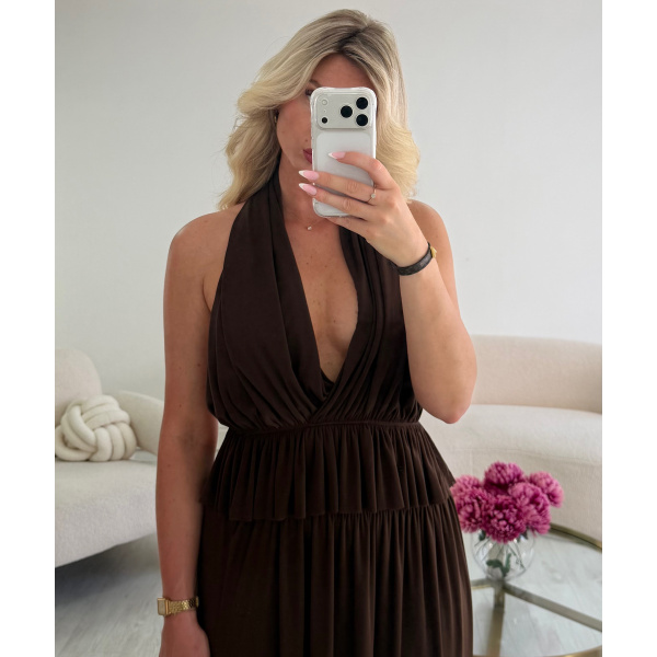 Ensemble jupe longue marron - DRESS DESIREE