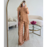 Ensemble pantalon plissée bronze - DRESS DESIREE