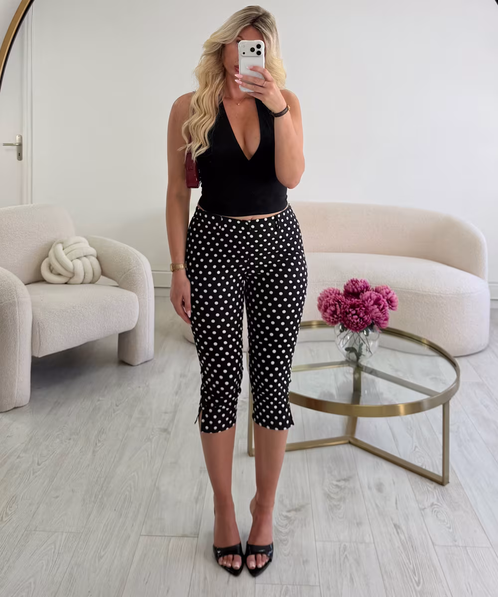 Capri pois noir - DRESS DESIREE