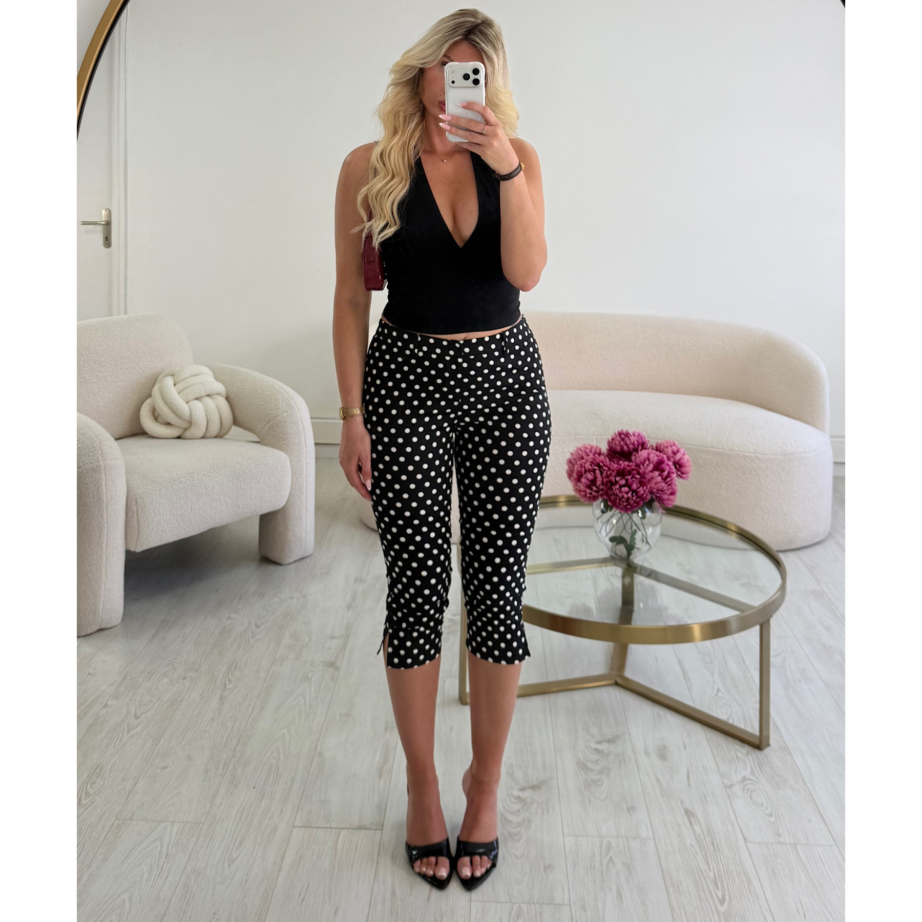 Capri pois noir - DRESS DESIREE