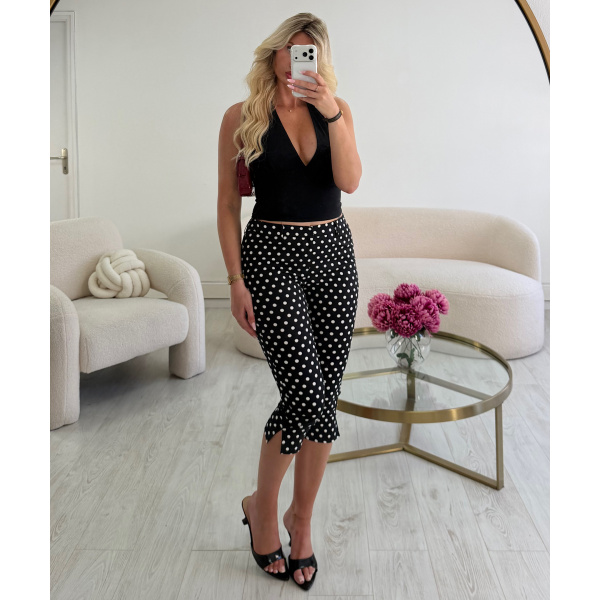 Capri pois noir - DRESS DESIREE