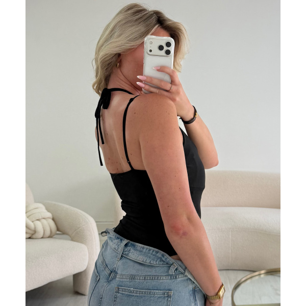 Black lace bodysuit