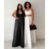Jupe longue Tall coton noire  - DRESS DESIREE