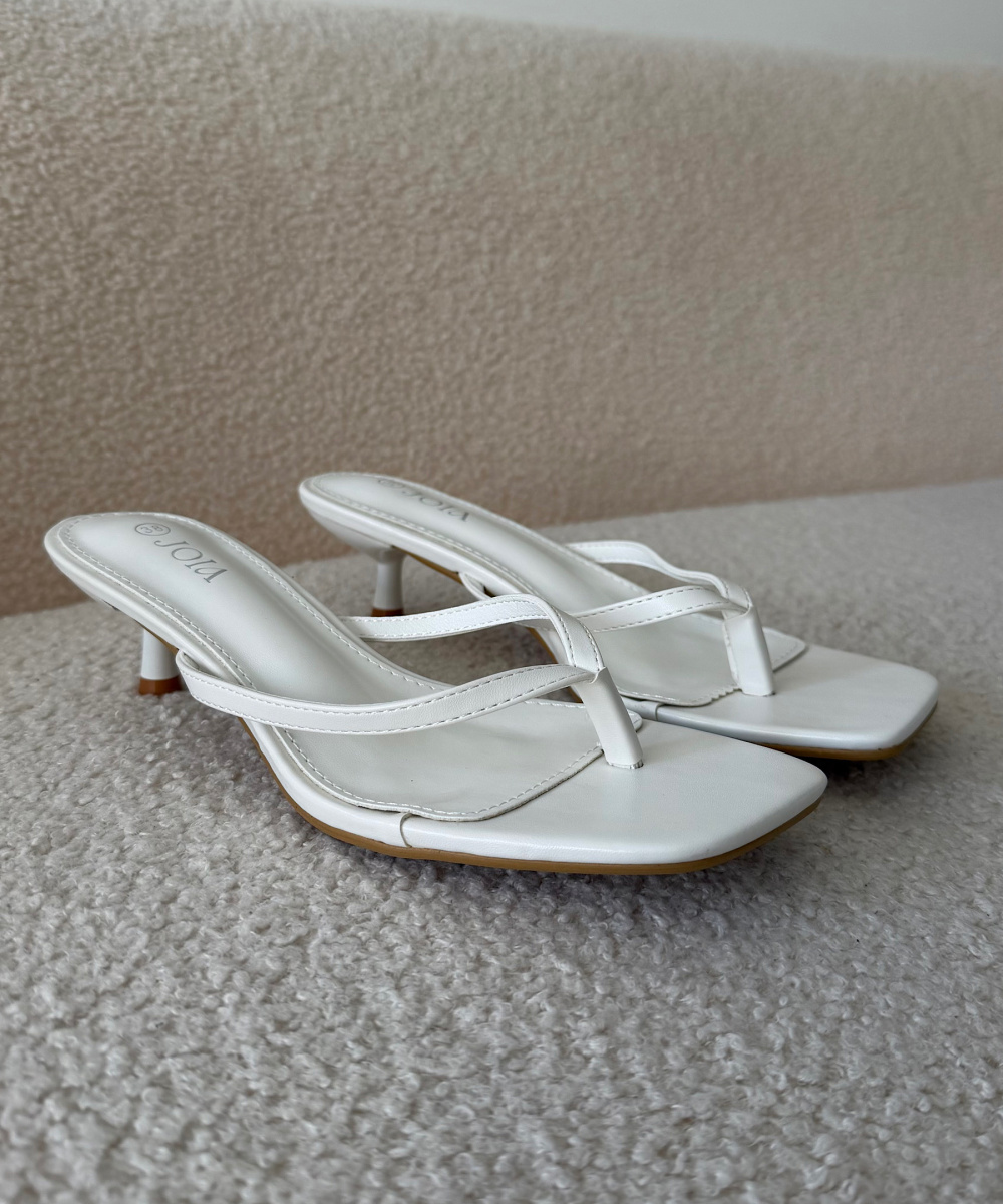 Sandales talons blanche DRESS DESIREE