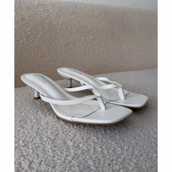 Sandales talons blanche DRESS DESIREE