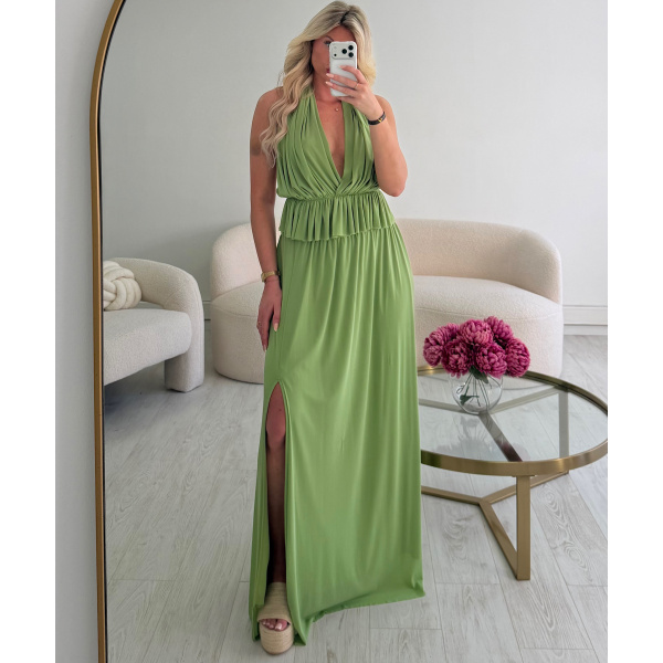 Ensemble jupe longue vert- DRESS DESIREE