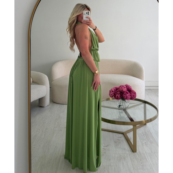 Ensemble jupe longue vert- DRESS DESIREE