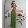 Ensemble jupe longue vert- DRESS DESIREE