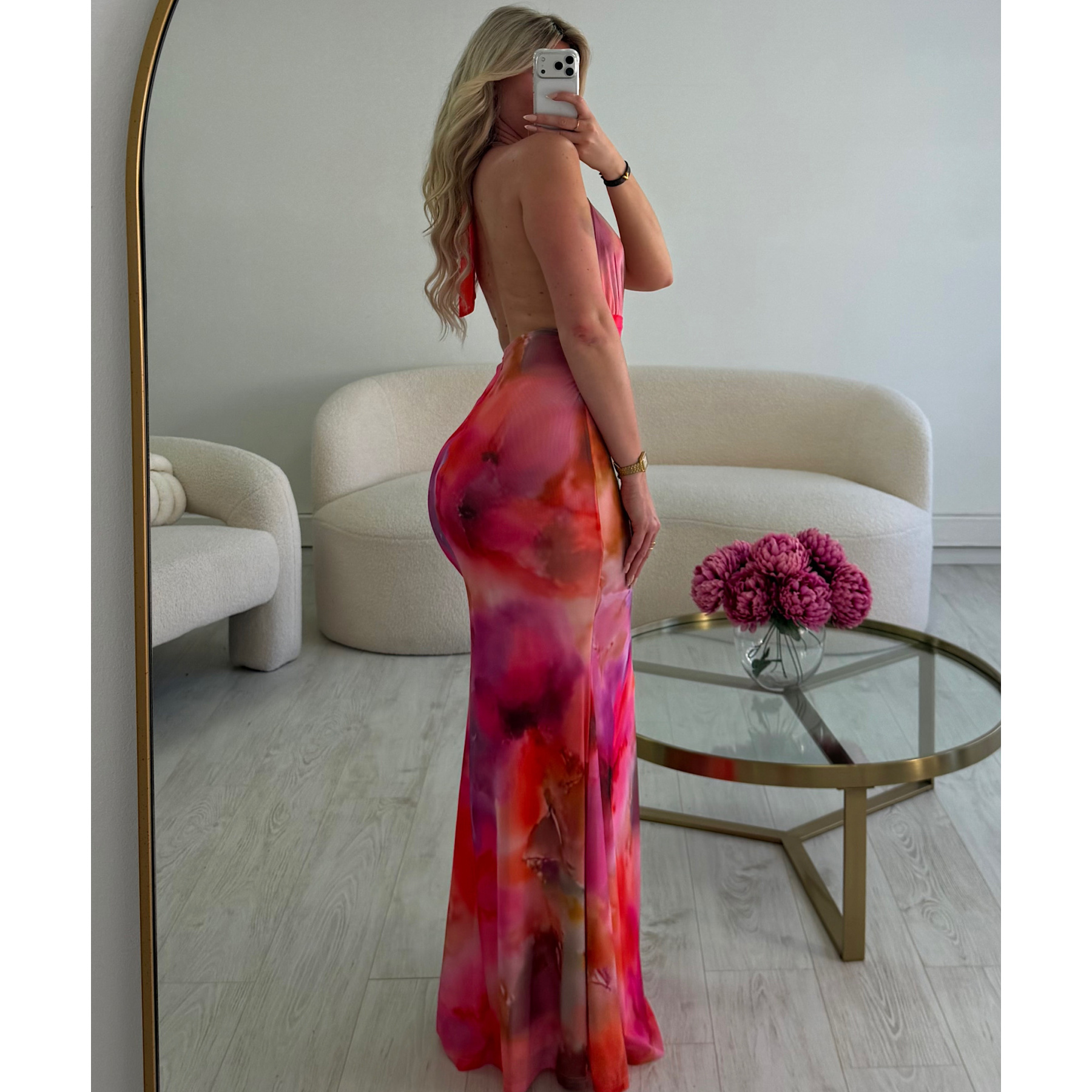 Robe longue pep's rose DRESS DESIREE