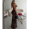 Ensemble jupe longue léopard - DRESS DESIREE