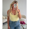 Yellow lace bodysuit