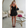 Robe courte tulle pois noire -  DRESS DESIREE
