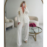 Pantalon lin blanc tall- DRESS DESIREE