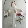 tall white linen trousers - DRESS DESIREE