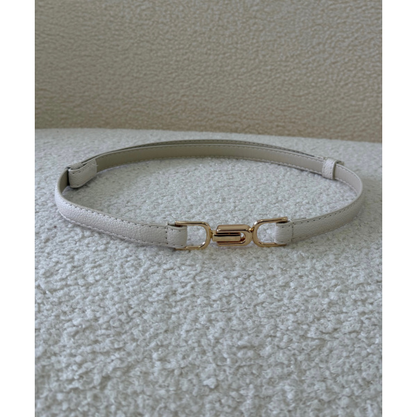 Thin beige belt  - DRESS DESIREE
