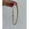 Thin beige belt  - DRESS DESIREE