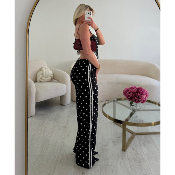 Pantalon casual pois bandes - DRESS DESIREE