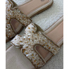 Claquettes H bijoux gold DRESS DESIREE