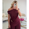 Ensemble pantalon fluide plum - DRESS DESIREE
