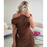 Ensemble pantalon fluide choco - DRESS DESIREE
