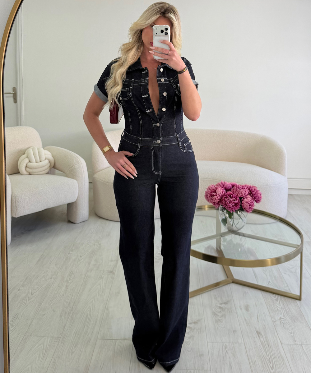 Combipantalon jeans extra long brut - DRESS DESIREE