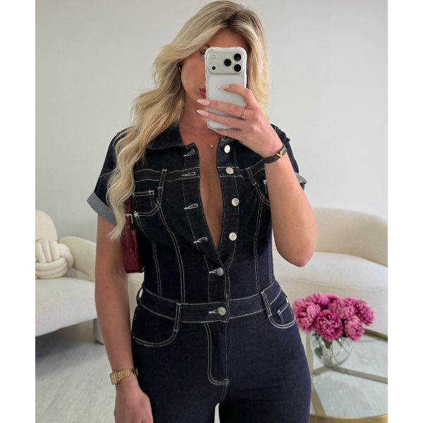 Combipantalon jeans extra long brut - DRESS DESIREE