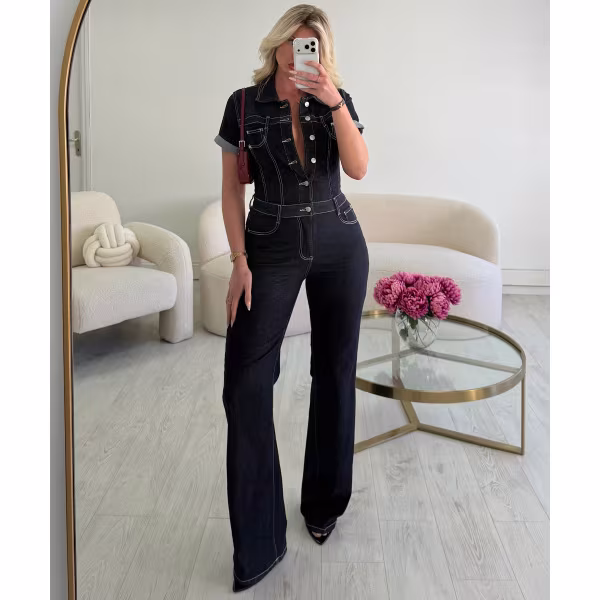 Combipantalon jeans extra long brut - DRESS DESIREE