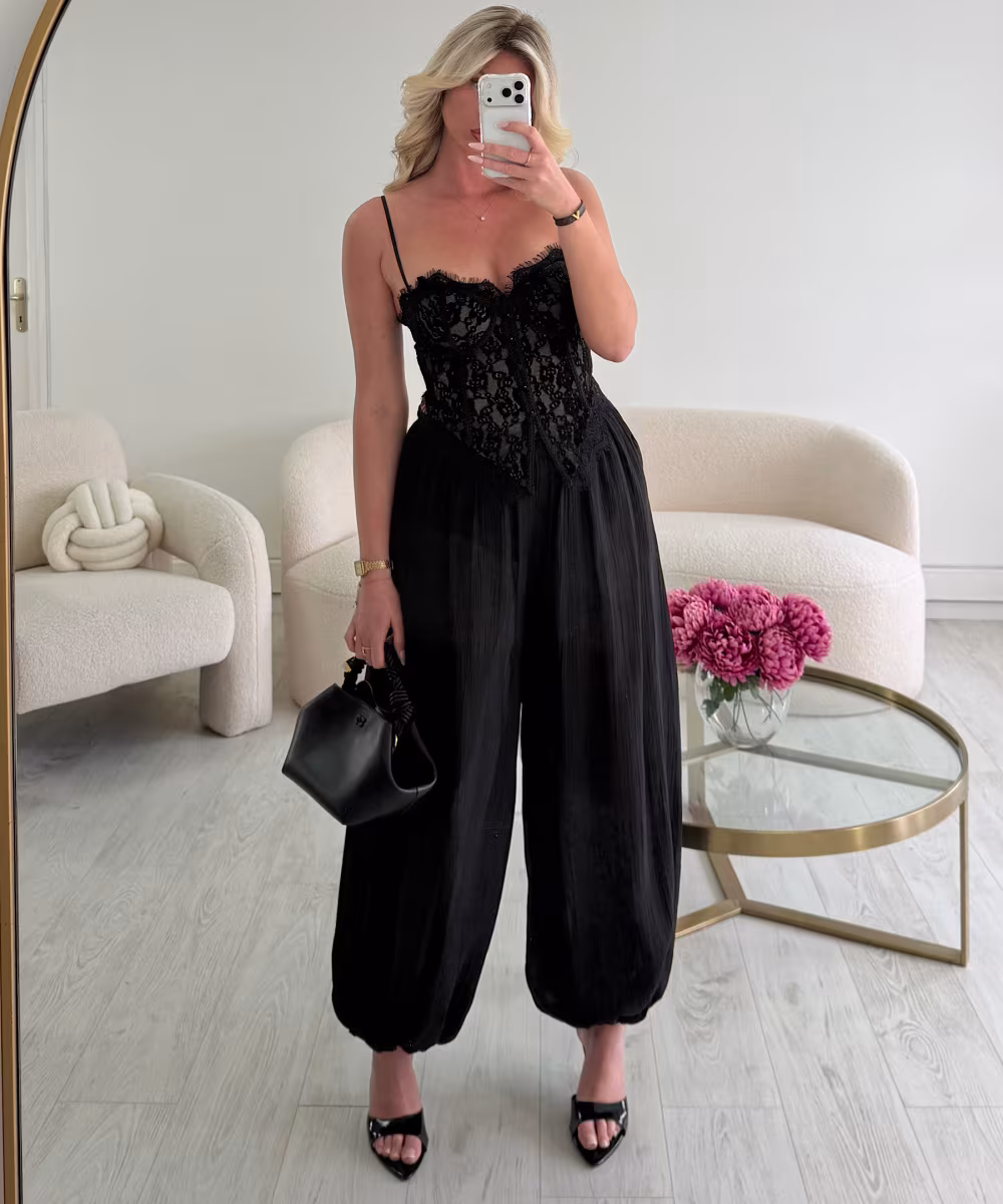 Black balloon trousers - DRESS DESIREE