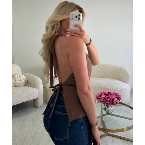 Top lin dos nu choco - DRESS DESIREE