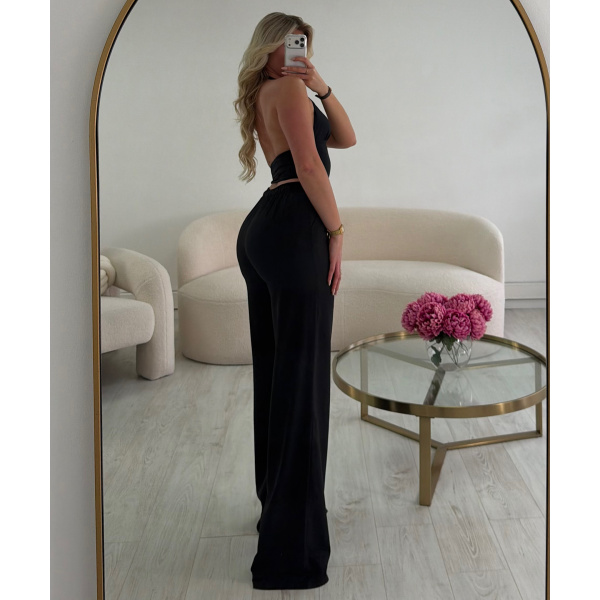 Tall black linen pants