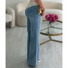 Jeans extra long foulard crochet - DRESS DESIREE