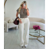Extra extra long white jeans - DRESS DESIREE