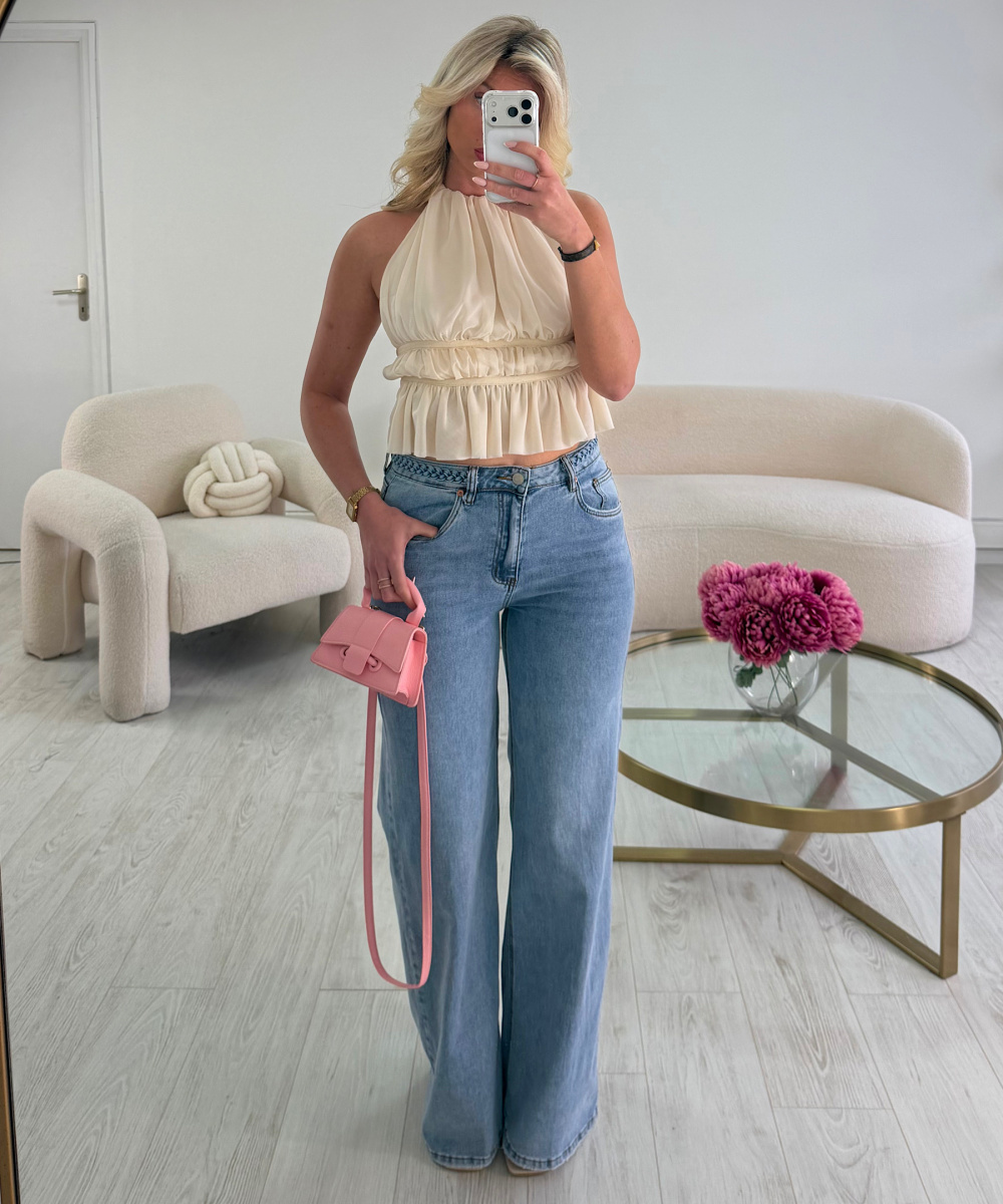 Jeans tressé bleu - DRESS DESIREE