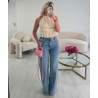 Jeans tressé bleu - DRESS DESIREE