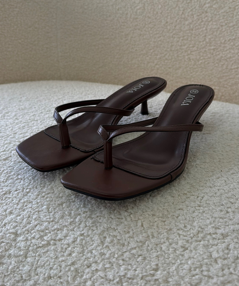 Sandales talons choco DRESS DESIREE
