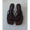Sandales talons choco DRESS DESIREE