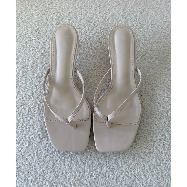 Sandales talons beige DRESS DESIREE