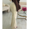 Jeans extra long vanille foulard - DRESS DESIREE