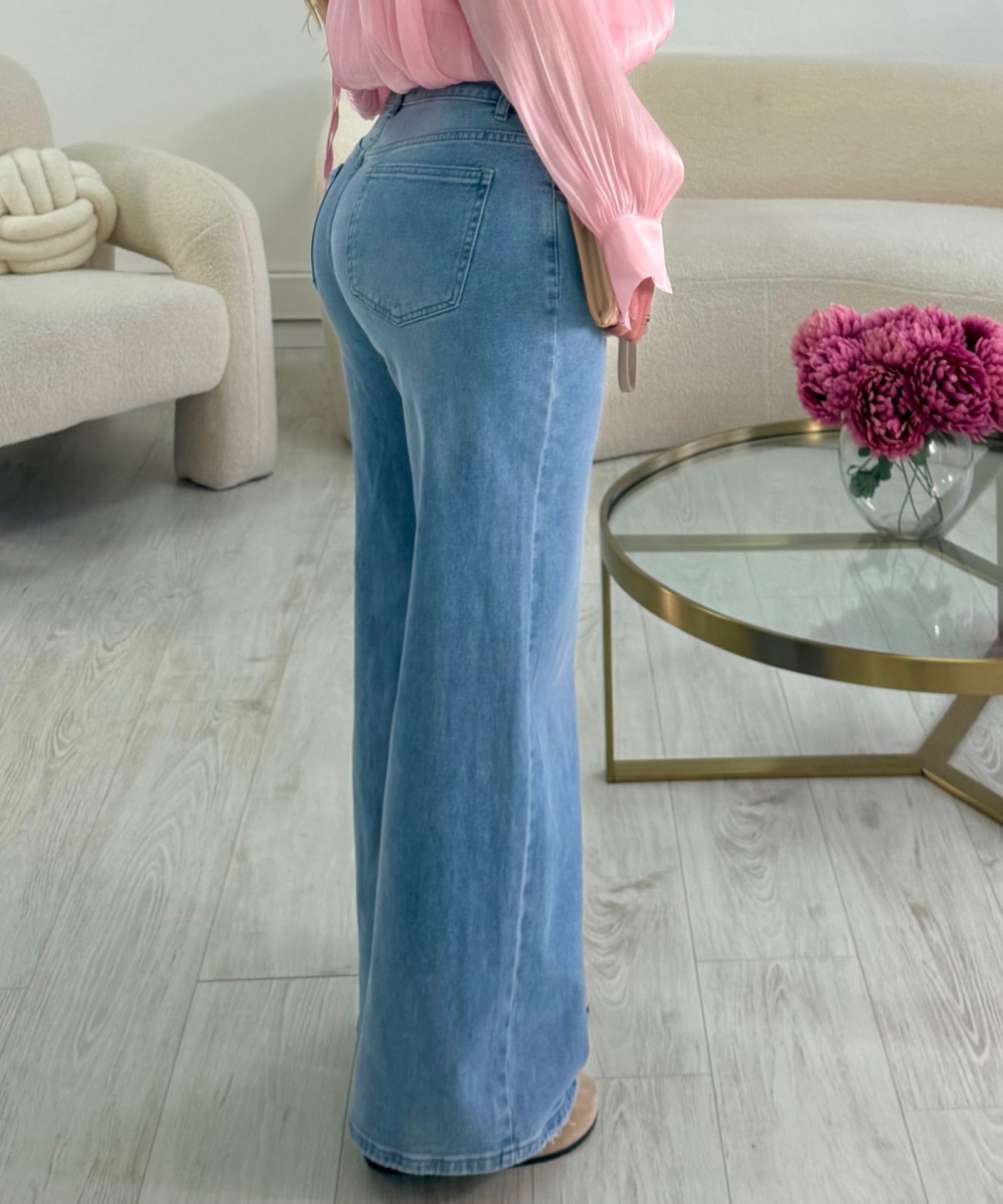 Standard light blue wide leg jeans